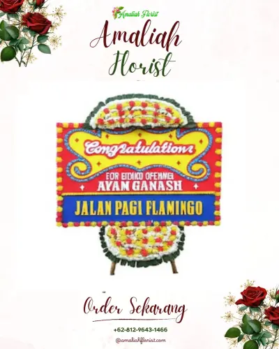 Bunga Papan Congratulation di Karangsong